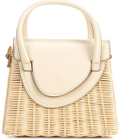 Antonio Melani Katerina Wicker Flap Crossbody Bag
