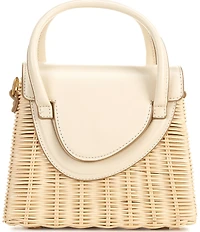 Antonio Melani Katerina Wicker Flap Crossbody Bag