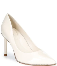 Antonio Melani Kelly Patent Leather Ball Chain Pointed Toe Pumps