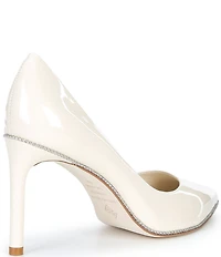 Antonio Melani Kelly Patent Leather Ball Chain Pointed Toe Pumps