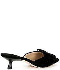 Antonio Melani Kendra Suede Buckle Ornament Dress Mules