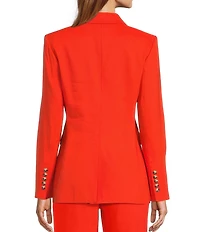 Antonio Melani Kiera Linen Notch Lapel Long Sleeve Double Breasted Coordinating Blazer