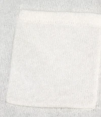 Antonio Melani Kimberly Crew Neck Long Sleeve Front Pocket Cashmere Sweater