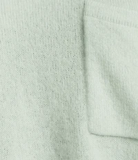 Antonio Melani Kimberly Crew Neck Long Sleeve Front Pocket Cashmere Sweater