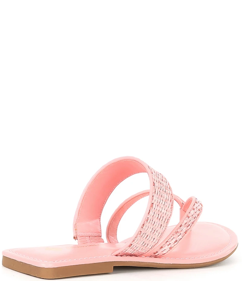 Antonio Melani Kora Raffia Thong Sandals