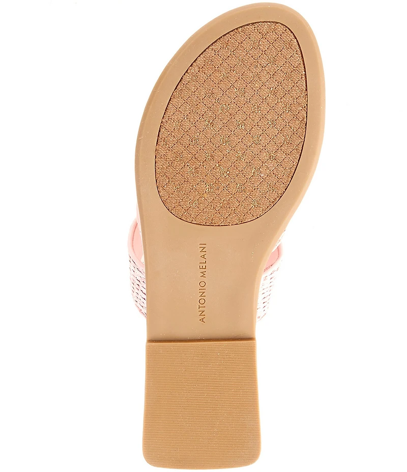 Antonio Melani Kora Raffia Thong Sandals