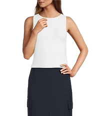 Antonio Melani Krista Sleeveless Boat Neckline Knit Top