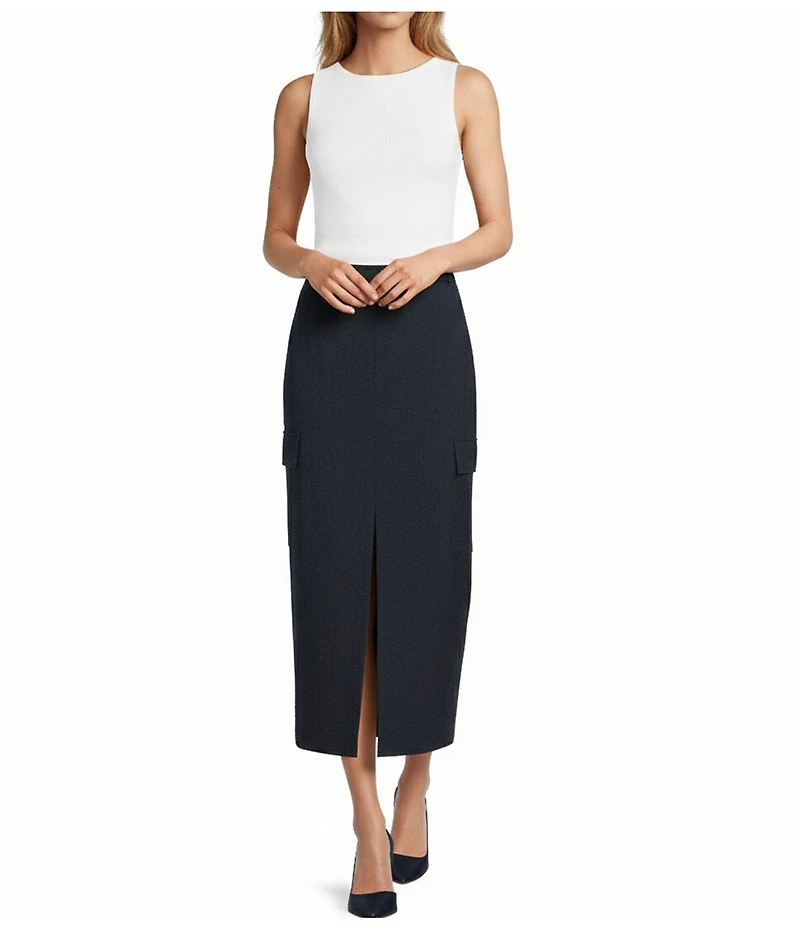 Antonio Melani Krista Sleeveless Boat Neckline Knit Top