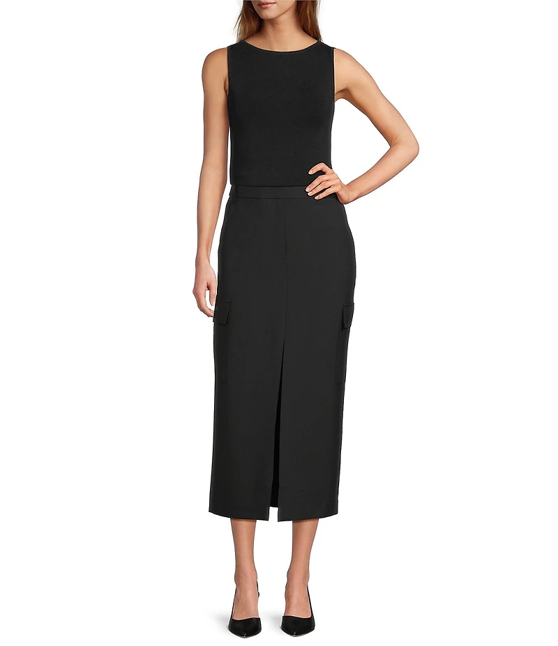 Antonio Melani Krista Sleeveless Boat Neckline Knit Top