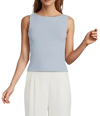 Antonio Melani Krista Sleeveless Boat Neckline Knit Top