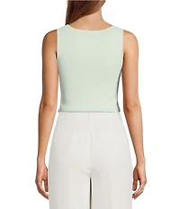 Antonio Melani Krista Sleeveless Boat Neckline Knit Top