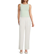 Antonio Melani Krista Sleeveless Boat Neckline Knit Top