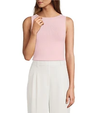 Antonio Melani Krista Sleeveless Boat Neckline Knit Top