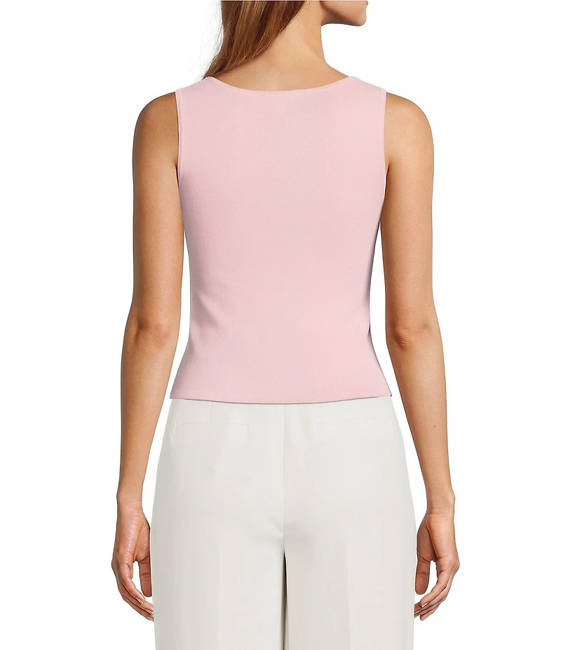 Antonio Melani Krista Sleeveless Boat Neckline Knit Top