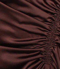 Antonio Melani Kya A-Line Ruched Detail Cowl Neck Sleeveless Dress