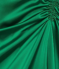 Antonio Melani Kya A-Line Ruched Detail Cowl Neckline Sleeveless Dress