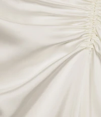 Antonio Melani Kya A-Line Ruched Detail Cowl Neckline Sleeveless Dress