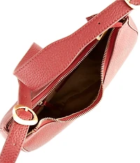 Antonio Melani La Pelle Crescent Hobo Shoulder Bag