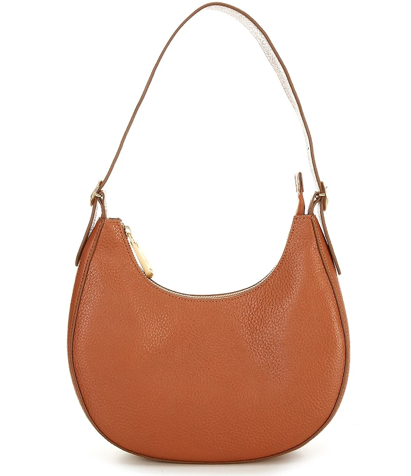 Antonio Melani La Pelle Crescent Hobo Shoulder Bag
