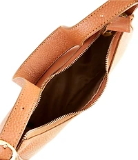 Antonio Melani La Pelle Crescent Hobo Shoulder Bag