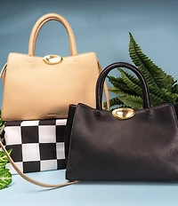 Antonio Melani Large June Double Top Handle Bag