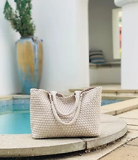 Antonio Melani Large Neoprene Woven Tote Bag