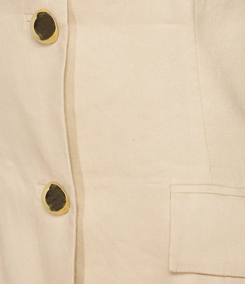 Antonio Melani Laura Linen Square Neck Sleeveless Vest