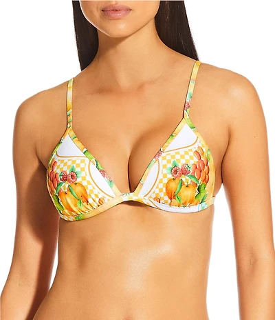 Antonio Melani Lemons Molded Triangle Swim Top