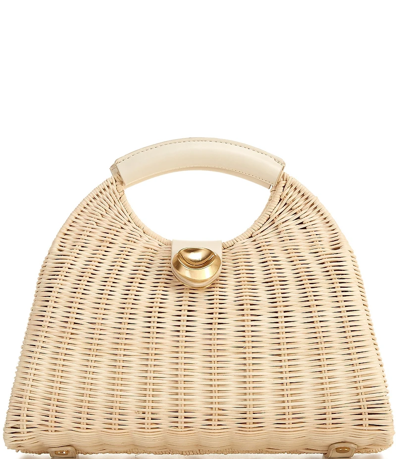 Antonio Melani Lena Wicker Arch Clutch Bag