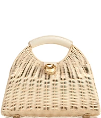 Antonio Melani Lena Wicker Arch Clutch Bag