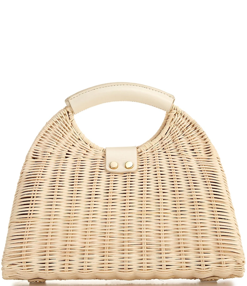 Antonio Melani Lena Wicker Arch Clutch Bag