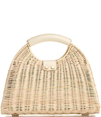 Antonio Melani Lena Wicker Arch Clutch Bag