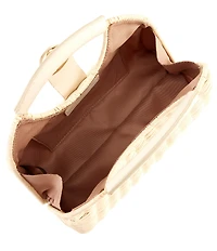 Antonio Melani Lena Wicker Arch Clutch Bag