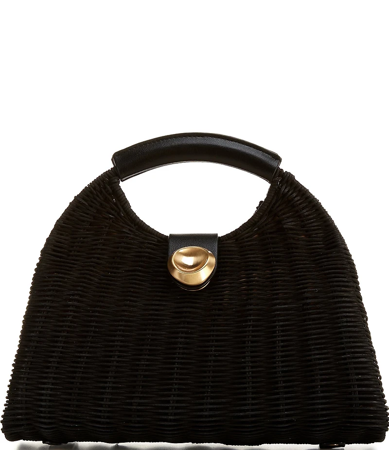 Antonio Melani Lena Wicker Arch Clutch Bag