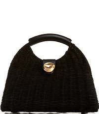 Antonio Melani Lena Wicker Arch Clutch Bag