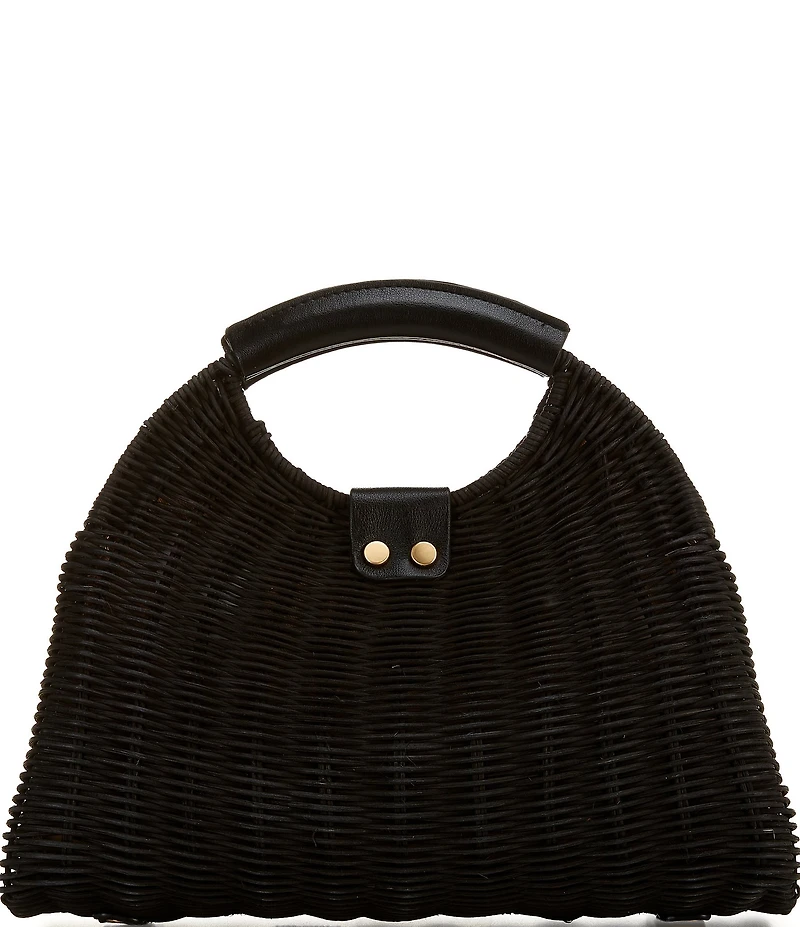 Antonio Melani Lena Wicker Arch Clutch Bag