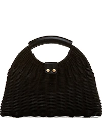 Antonio Melani Lena Wicker Arch Clutch Bag