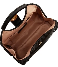 Antonio Melani Lena Wicker Arch Clutch Bag