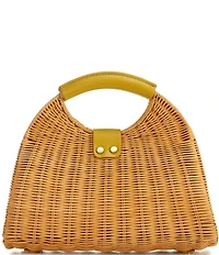 Antonio Melani Lena Wicker Arch Clutch Bag