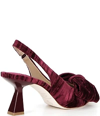 Antonio Melani Lenore Fabric Bow Detail Slingback Pumps