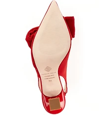 Antonio Melani Lenore Ribbed Bow Detail Slingback Pumps