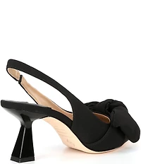 Antonio Melani Lenore Ribbed Bow Detail Slingback Pumps
