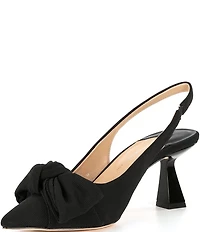 Antonio Melani Lenore Ribbed Bow Detail Slingback Pumps
