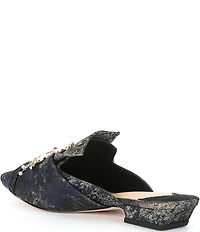 Antonio Melani Lex Ornamented Printed Dress Mules