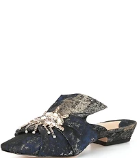 Antonio Melani Lex Ornamented Printed Dress Mules
