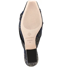 Antonio Melani Lex Ornamented Printed Dress Mules