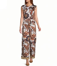Antonio Melani Liesel Paisley Satin Blouse