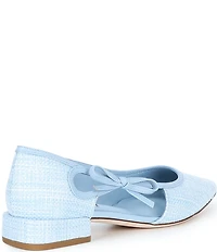 Antonio Melani Lila Raffia Bow Flats