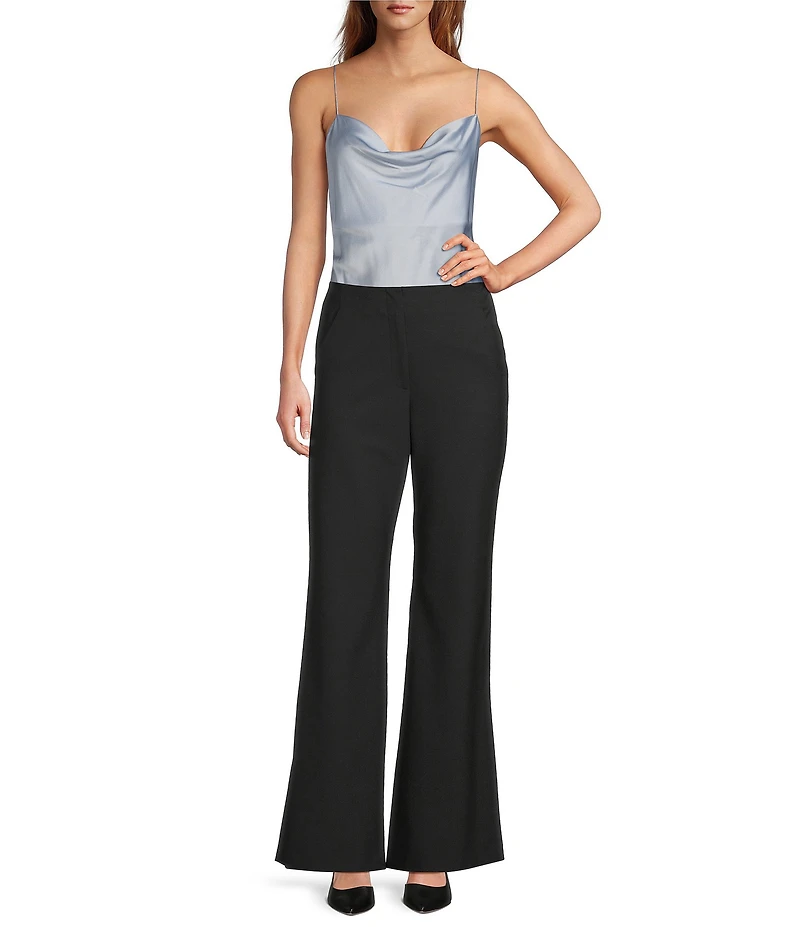 Antonio Melani Lila Silk Cowl Neck Cami Tank