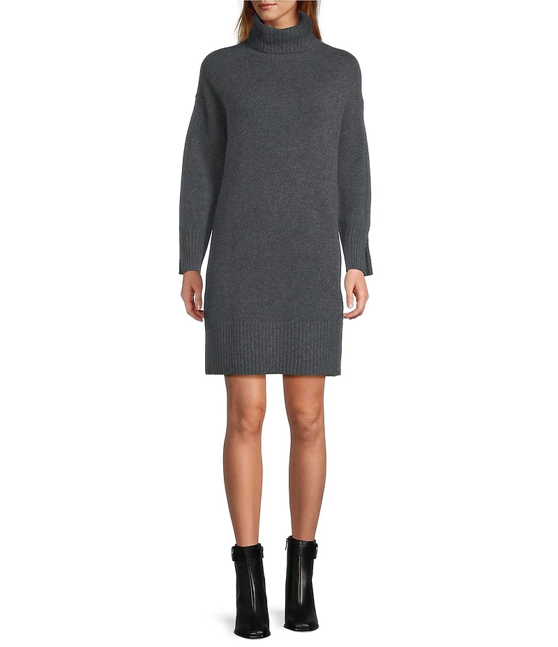 Antonio Melani Linds Cashmere Turtleneck Long Sleeve Dress